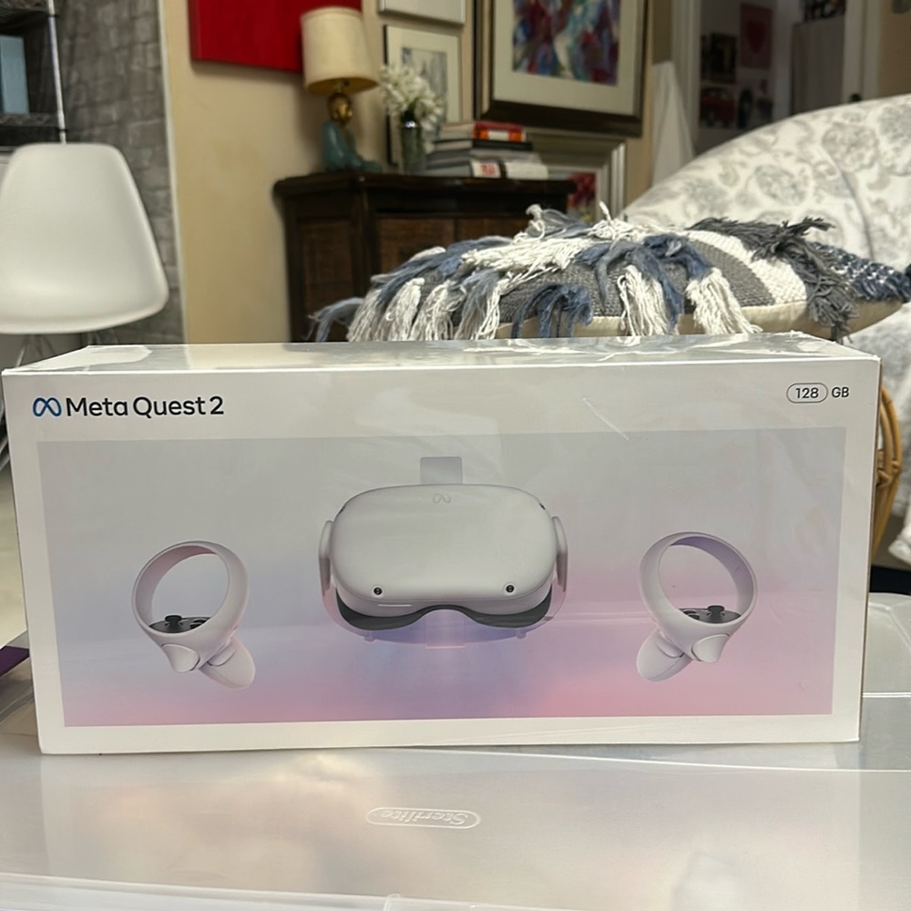 Meta Quest 2 - NIB and Plastic Seal Has Been Removed, But Never Taken Out Of Box